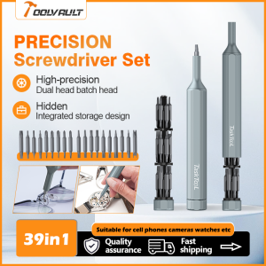 39 in 1 Home DIY Screwdriver Precision Screwdriver Set Portable Light Weight Screwdriver Kits Magnetic Screw Driver Digital Laptop Mobile Phone Repair Tool