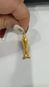Poh Heng Jewellery 22K Affluence Golden Fish Pendant in Yellow Gold [Price By Weight]