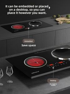 AOMIKANG | High Power 2-in-1 Home Cooking Induction Cooktop 3500W