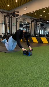 Con Lăn Trợ Lực Tập Bụng Thế Hệ Mới 2 Bánh Cao Cấp Có Phanh Lò Xo Trợ Lực TỰ ĐỘNG KÉO VỀ