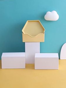 Piring Plastik Tebal Motif Polos 8in1 Gratis Tatakan 10HK15