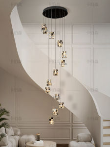 Luxurious Grand Stairway Chandelier