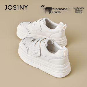 Josiny | Thick Bottom Comfortable Female White Shoes