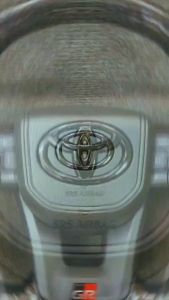 Toyota Universal GR Steering Wheel Piano Black Color (Carbon Fiber) Alphard Vellfire Car