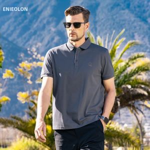 Enjeolon | Áo Polo Cổ Kiểu Kinh Doanh Thêu