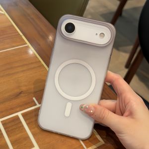Luxury Gradient Color Matte Clear Ultra Thin For Magsafe Case for iPhone 17 Air 16 15 14 13 Plus 12 Pro Max Hard Magnetic Cover