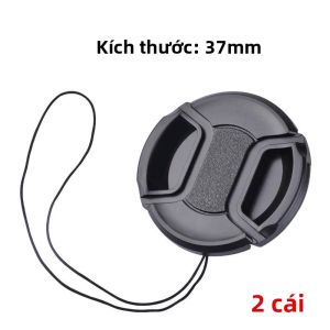 Nắp Ống Kính Máy Ảnh Chống Thất Lạc Có Dây Đeo Bảo Vệ Cho Nắp Ống Kính Phía Trước Canon Nikon Sony