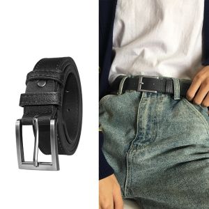 Thắt lưng nam nữ Broobelt thời trang Hàn Quốc dây nịt lưng ulzzang bản vừa 2.8cm có lỗ bấm TL43