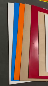 Durable colored folder Long & Short