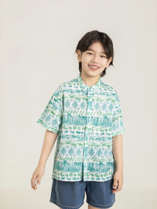Breathable and Anti-perspiration Boys Cotton Shirt