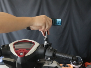 Moto Rearview Mirrors Malaysia – Fits Y15ZR/RS150/GSX-R150 | Carbon Fiber (Shockproof) & Anti-Glare Black – Riders’ Fave