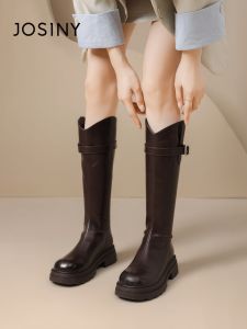 Josiny | Thick-soled Knight Boot High Heel Long Boots
