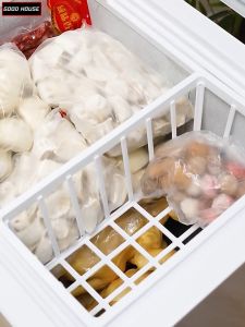 Tủ lạnh tủ đông mini siêu tiết kiệm điện với 5 cấp số trữ thịt cá đông lạnh làm đá trữ sữa thực phẩm đa năng bảo hành 3 năm