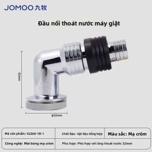 JOMOO | Phễu thoát sàn bằng đồng nguyên khối chống mùi chống côn trùng và ngăn nước ngược cho máy giặt