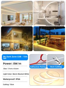 jiuxin lighting | Self-Adhesive LED Strip Light Waterproof Ultra-Bright