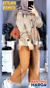 SETELAN SALUR CARGO KANCING BUSUI FRIENDLY TERBARU