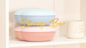 Asta Toples Lebaran 5 Sekat Cantik Kotak Penyimpanan Makanan Cemilan Bulat