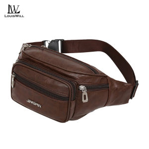 LouisWill กระเป๋าความจุขนาดใหญ่ไม่เป็นทางการกระเป๋ากีฬาสะพายไหล่ PU สำหรับทั้งชายและหญิงกระเป๋าหิ้วถุงเอวกันน้ำกระเป๋าคาดหน้าอกกระเป๋าธุรกิจกระเป๋าเดินทางกระเป๋าออกกำลังกายกลางแจ้ง