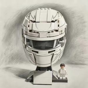Potdemiel | New formula racing fans must-have driver helmet assembly model racing enthusiasts collect birthday and Christmas gifts 884pcs