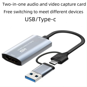 เอชดีเอ็มไอ HD Capture with Loop 4K 1080P Video Capture HD to type c USB 3.1 Video Capture Card /Mavis Link Audio Video Captur