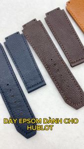 Dây Da Epsom Cho Hu.blot  Dây Đồng Hồ Da Thật Songhan Leather WT Nhiều Màu+Cây Tháo Dây  BH 6 Tháng