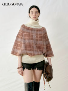 Cello Sonata | Commuter Grid High Neck Knitwear