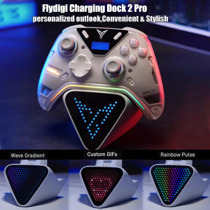 Flydigi | Flydigi Controller Gamepad Wireless Gamepad for PC /Switch/Phone/TV/Tablet ComputerCharging Dock with Cool RGB Screen