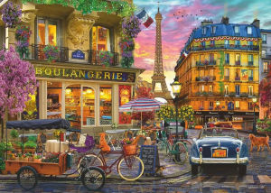 Paris at Dawn 500/1000/1200/2000PCS Jigsaw Puzzle for Adults Decompression and Educational Learning Gift
