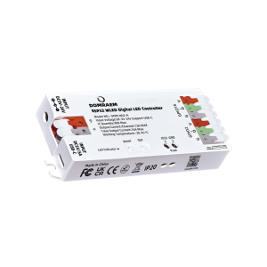 DOMRAEM ESP32 WLED DIY Controller Works with HA/Alexa 2CH 16A Fuse Supports WS2811/12/12B/13/14/15/05/SK6812 Digital LED Strips