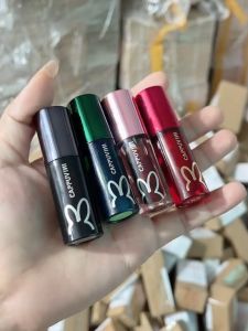Son kem thỏ đỏ may mắn CAPPUVINI bền màu lâu trôi Lucky Rabbit Lip Glaze Speak Up Vampy thỏ đen thỏ xanh thỏ hồng