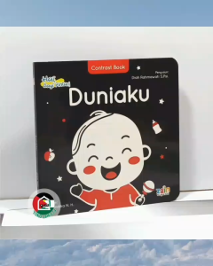 BOARDBOOK DUNIAKU Buku Bayi Pertamaku High Contrast Book Buku Kecerdasan Bayi Penerbit Zain