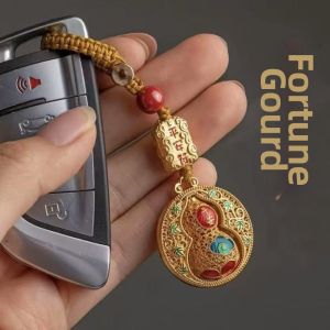 FUGUANGPUZHAO | Lucky Golden Driving Accessory Keychain