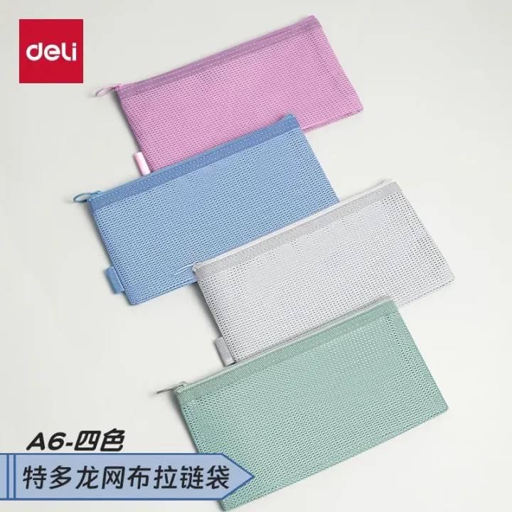 Túi Đựng Tài Liệu Lưới Deli Túi Đựng Bút Chì Dung Tích Lớn Thiết Kế Đơn ...