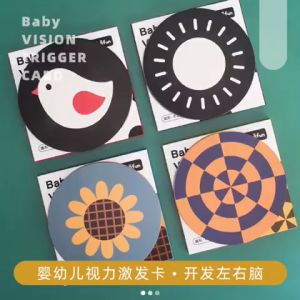 Baby Visual Stimulus Cards / Kartu Visual Baby Pintar Stimulasi / Montessori Toys / Flash Cards Baby Visual Stimulation Cards