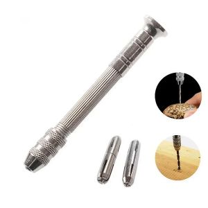 Mini Hand Drill with 0.8-3.0mm Drill Bits Set Rotary Tools for Jewellery Model Hobby DIY Wood Craft Handmade Watch Repair Tools
