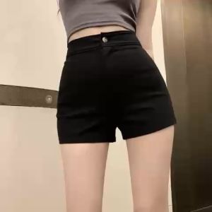 Quần Đùi Cạp Cao Quần Short Chất Umi Cúc Khoá Trước thoải mái năng động cho mùa hè