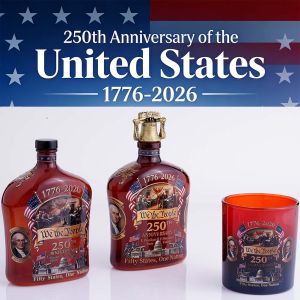 250th Anniversary Edition Decanter - Collectible Whiskey Bottle 1776-2026 We The People 250th Anniversary Decanter Home Decor