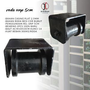 roda pagar unp 5cm | aksesoris pagar