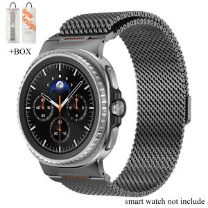 Magnetic Milanese Strap For Samsung Galaxy Watch 8 40 44mm Stainless Steel Band For Galaxy Watch 8Classic 46mm Correa