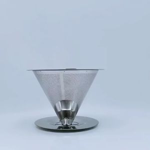 Filter Penyaring Saringan Kopi Coffee Filter V60: Alat Saringan Stainless & Filter Penyaring Kopi V60