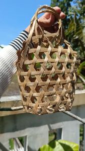 Tas Anyaman Bambu Kecil / Keranjang Hampers Dari Bambu