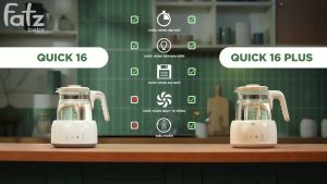 Máy Đun nước và Hâm nước pha sữa thông minh cho bé FATZBABY Các dòng QUICK - Bảo hành 12 tháng