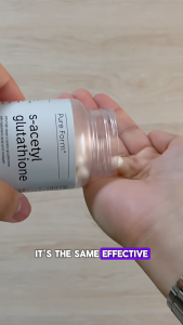 Pure Form S-Acetyl Glutathione | 90 Capsules | 700mg of Gluta + Hyaluronic Acid + Collagen
