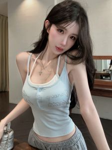 GUZILIAN | Unique Design Built-in Bra Tank Top