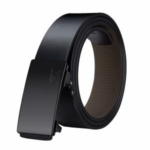 Genuine Leather Belt Mens Inner Wear Cowhide Waist Belt Fashionable Business Casual Commute Suitable Alloy Buckle