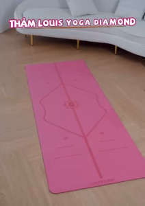 Thảm tập yoga TPE định tuyến dày 9mm thương hiệu Louis Yoga - Nhẹ Êm Bền chống trơn trượt