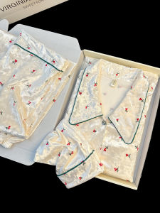 Fall and Winter New Fancy Diamondmax Velvet Pajamas Women Ins Style Floral Long Sleeves Pants Homewear Suit Can Be Outwear