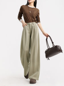 HIPPIE MISS | High Waisted Loose Straight Leg Denim Pants 25