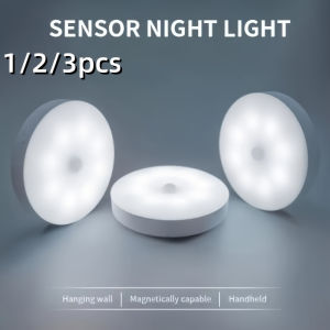 2-Pack Motion Sensor Night Lights USB Plug-in Wall Lights with Automatic On/Off for Stairs Hallway Bedside - No Wiring Needed