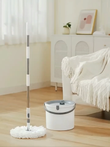 YORU 2025 Auto Spin Mop พร้อมถังล้างบ้านแบบแฮนด์ฟรี ถังเก็บน้ําพร้อมไม้ถูพื้นอัตโนมัติสําหรับคนขี้เกียจ